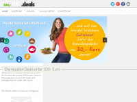 Screenshot des Blogs unter 100,- Euro Deals