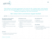 Screenshot des Blogs Apfel-Hilfe.com