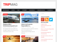 Screenshot des Blogs Tripmag.de Reiseblog