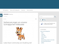 Screenshot des Blogs DealDog.net