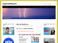 Screenshot des Blogs regionalReport