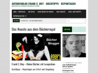 Screenshot des Blogs Autorenblog Frank C. Mey