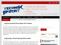 Screenshot des Blogs TechnikPirat.com