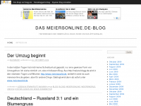 Screenshot des Blogs Das meiersonlineblog.de