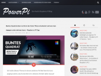 Screenshot des Blogs PowerPi – Der Kodi & Raspberry Pi 2 Blog