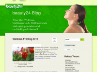 Screenshot des Blogs beauty24 wellness blog
