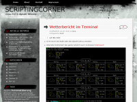 Screenshot des Blogs ScriptingCorner