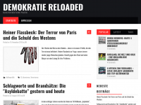 Screenshot des Blogs Demokratie Reloaded