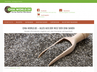 Screenshot des Blogs Chia-World.de – Aus der Welt der Chia Samen