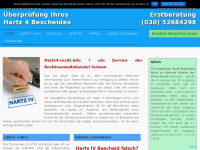 Screenshot des Blogs hartz4-recht.info