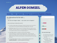 Screenshot des Blogs Alpen-Domizil