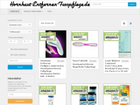 Screenshot des Blogs Sicher Hornhaut entfernen