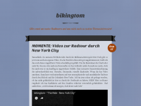 Screenshot des Blogs bikingtom