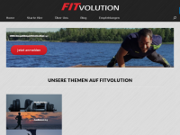 Screenshot des Blogs Fitvolution