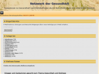 Screenshot des Blogs Eurofit23 Gesundheits-Blog