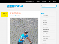 Screenshot des Blogs Lauftippsplus