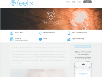 Screenshot des Blogs feelix Blog