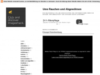 Screenshot des Blogs Ums Rauchen und Abgewöhnen