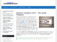 Screenshot des Blogs Epilierer Test 2015