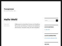 Screenshot des Blogs Tuxpresse