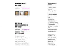 Screenshot des Blogs Leidenschaftlich Kochen