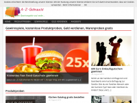 Screenshot des Blogs a-z-gebraucht