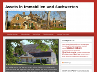 Screenshot des Blogs Assets in Immobilien und Sachwerte