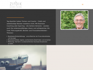 Screenshot des Blogs Business Coaching Blog
