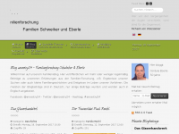 Screenshot des Blogs Ancestry24 – Familienfoschung Schweiker und Eberle
