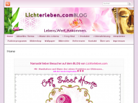 Screenshot des Blogs Lichterleben.comBLOG
