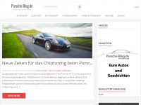 Screenshot des Blogs Porsche-Blog.de – Ein Porsche Fan Blog