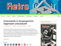 Screenshot des Blogs Retro-Magazin