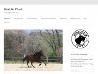 Screenshot des Blogs pfridolin Pferd