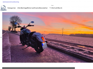 Screenshot des Blogs Mo’ Bike Blog
