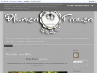 Screenshot des Blogs Blumen-Frauen
