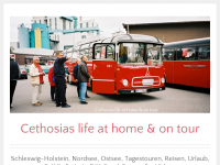 Screenshot des Blogs Cethosias life at home & on tour