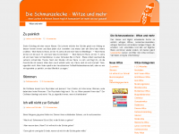 Screenshot des Blogs Die Schmunzelecke – Witze und mehr!