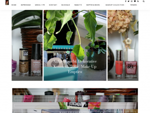 Screenshot des Blogs Dani’s Beauty Blog
