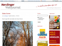 Screenshot des Blogs Merdinger Webtagebuch