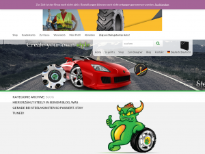 Screenshot des Blogs Felgen Tuning und Embleme – Der besondere Auto Tuning Blog