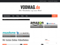 Screenshot des Blogs Videotheken im Test