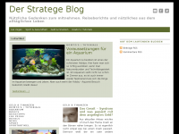 Screenshot des Blogs Der Stratege-Blog