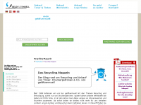 Screenshot des Blogs Recycling Magazin