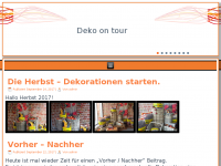 Screenshot des Blogs Deko on tour