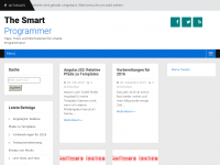 Screenshot des Blogs Smart Programmer