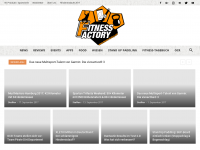 Screenshot des Blogs fitness-factotry.net