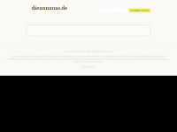 Screenshot des Blogs dieAnnanas.de – Foodblog