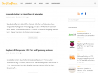 Screenshot des Blogs Der Pixelfriese