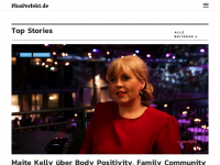 Screenshot des Blogs PlusPerfekt – MagazinBlog für Frauen mit Format