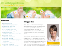 Screenshot des Blogs MittelgegenStress.de